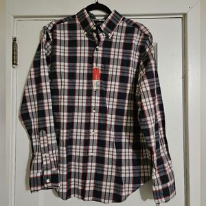 NWT Men's Reed Edward Long Sleeve Button Up Shirt Size Med